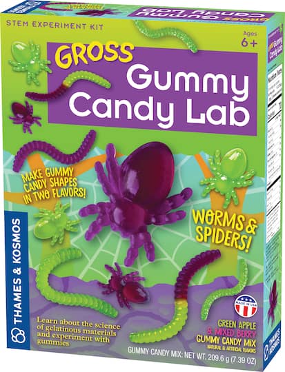 Thames &#x26; Kosmos Gross Gummy Candy Lab: Worms &#x26; Spiders